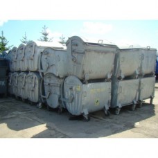 Container zincat capac semirotund 1100 L SH